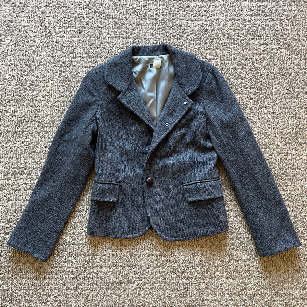 Gray Tweed J Crew Blazer Size 6